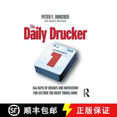 【3-4周达】The Daily Drucker: 366 Days of Insight and Motivation for Getting the Right Things Done [9781138134836]
