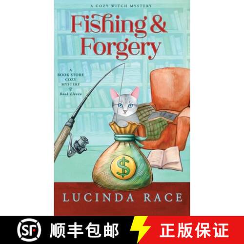 【3-4周达】精装 Fishing & Forgery Hardcover: A Paranormal Witch Cozy Mystery [9781966424093]