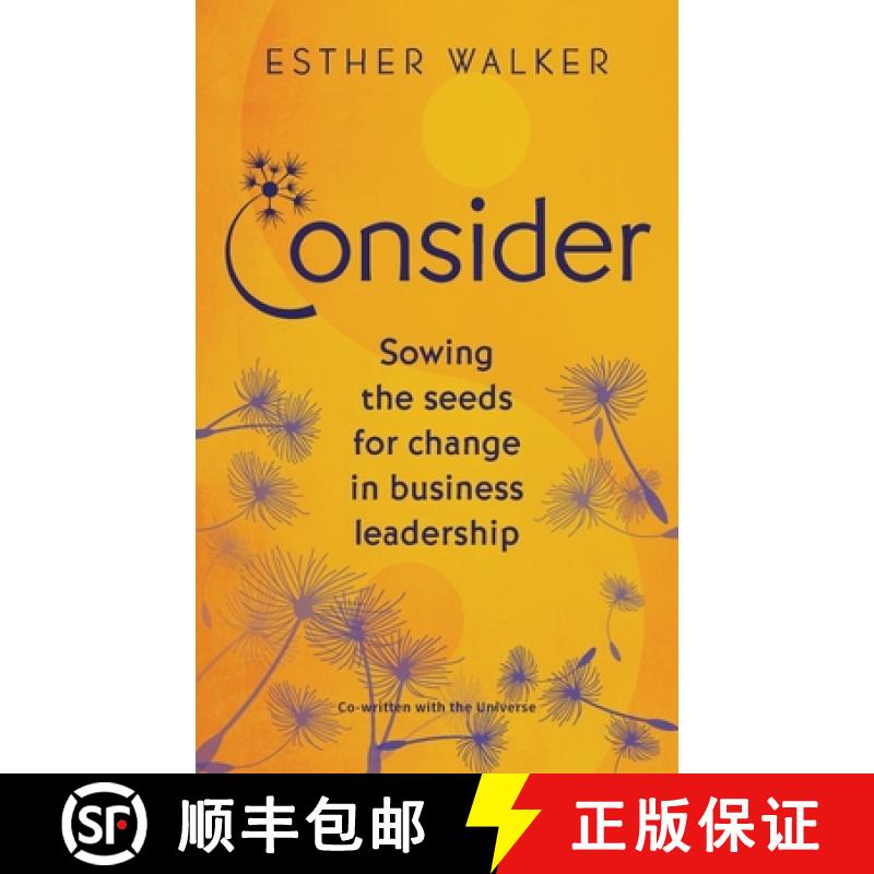 【2-3周达】Consider : Sowing the seeds for change in business leadership [9781838044572]