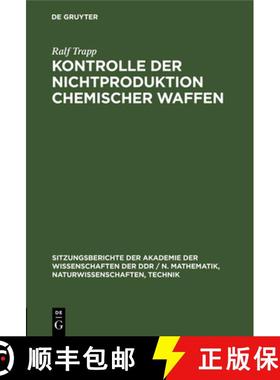 预订 Kontrolle Der Nichtproduktion Chemischer Waffen [9783112548295]