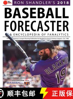 预订 Ron Shandler's 2018 Baseball Forecaster: & Encyclopedia of Fanalytics [9781629374819]
