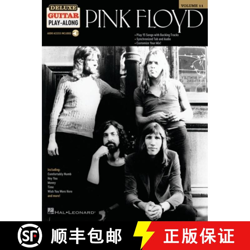 【3-4周达】Pink Floyd: Deluxe Guitar Play-Along Volume 11 with Interactive, Online Audio Interface: D... [9781540029980]
