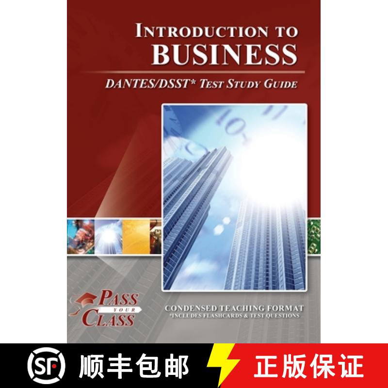 【2-3周达】Introduction to Business DANTES / DSST Test Study Guide [9781614338963]