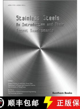 【3-4周达】Stainless Steels: An Introduction and Their Recent Developments [9781608055630]