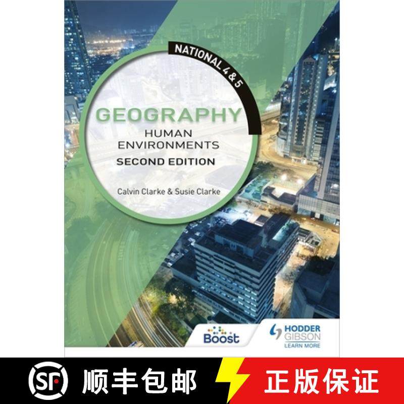 【3-4周达】National 4 & 5 Geography: Human Environments, Second Edition [9781510429376]