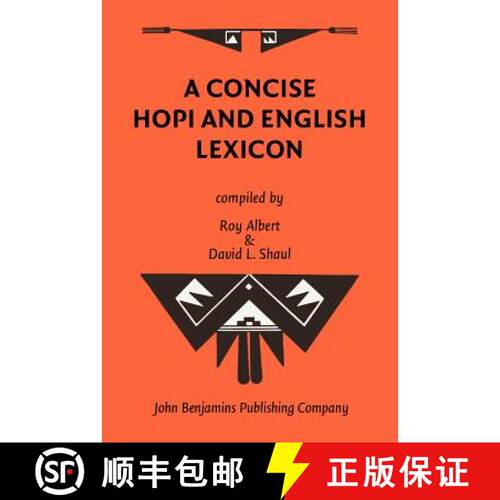 【3-4周达】精装 Concise Hopi and English Lexicon [9789027220158]