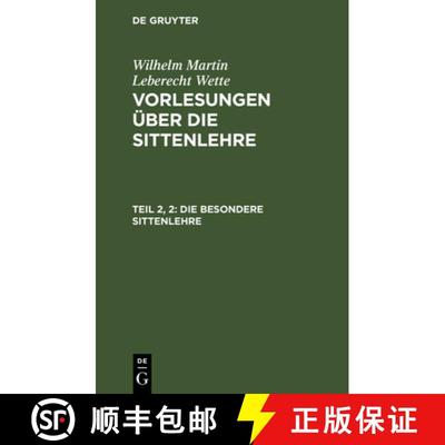 【3-4周达】Die besondere Sittenlehre [9783111102009]