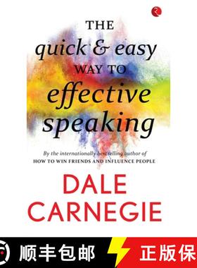 【3-4周达】The Quick and Easy Way to Effective Speaking [9788129140203]