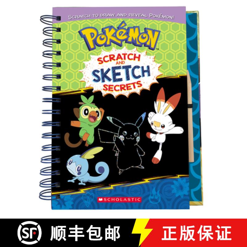 【2-3周达】Scratch and Sketch Secrets (Pokémon) [9781338636543]