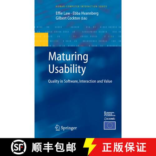 【3-4周达】精装 Maturing Usability : Quality in Software, Interaction and Value [9781846289408]