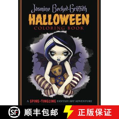 【3-4周达】Jasmine Becket-Griffith Halloween Coloring Book: A Spine-Tingling Fantasy Art Adventure [9780738752549]