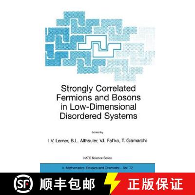 【3-4周达】Strongly Correlated Fermions and Bosons in Low-Dimensional Disordered Systems [9781402007484]