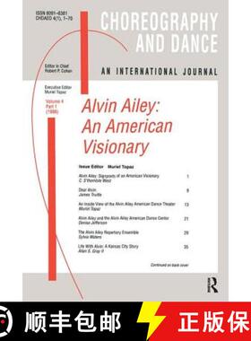 【3-4周达】Alvin Ailey: An American Visionary [9783718658350]