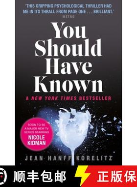 现货 你应该知道的 You Should Have Known: coming soon as The Undoing on HBO and Sky Atlantic [9780571307531]