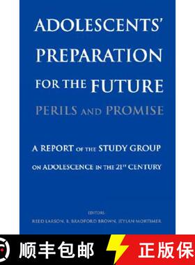【3-4周达】Adolescents' Preparation For The Future - Perils And Promise [Wiley心理学] [9780631235408]