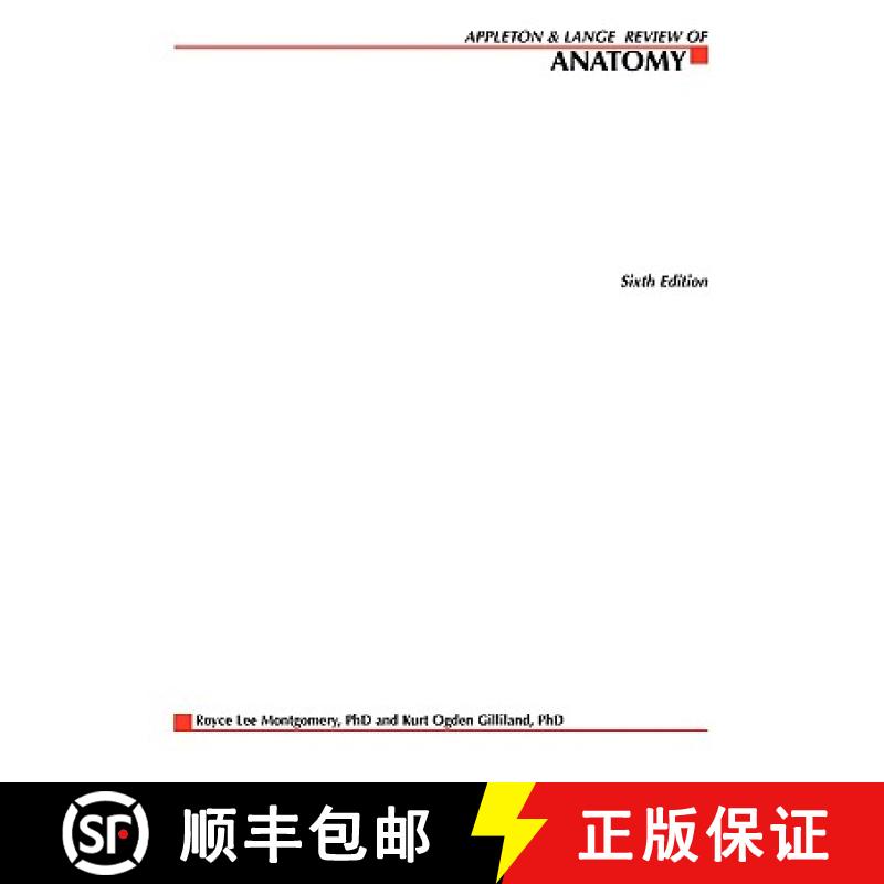 【2-3周达】Appleton & Lange's Review of Anatomy [9780071377270]