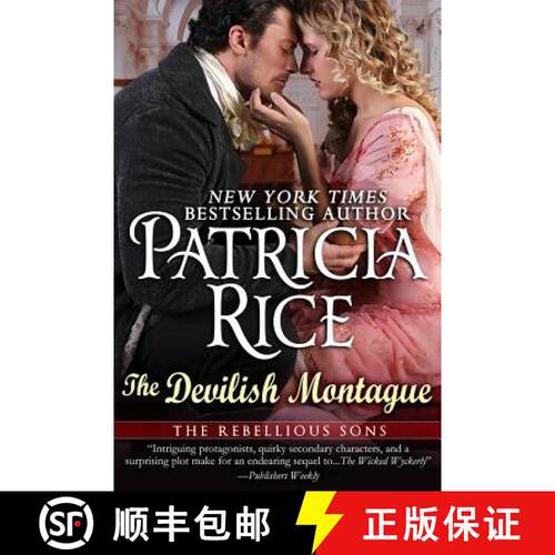 【3-4周达】Devilish Montague: A Rebellious Sons Novel Book Two [9781611385038]