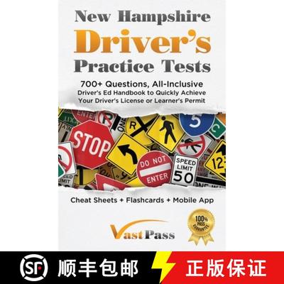 预订 New Hampshire Driver's Practice Tests: 700+ Questions, All-Inclusive Driver's Ed Handbook to Qui... [9781955645409]