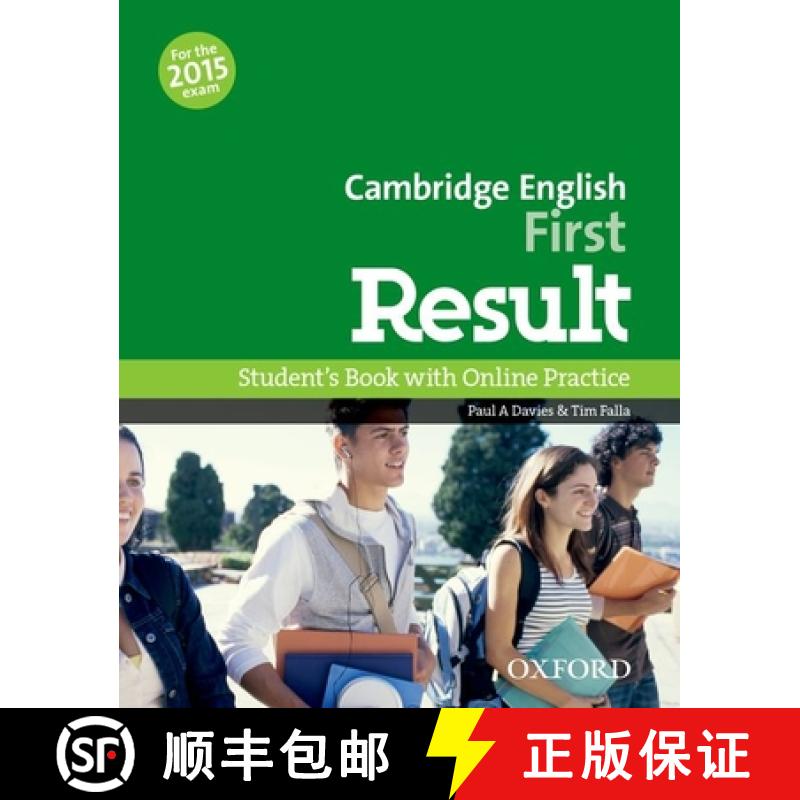 【3-4周达】Cambridge English: First Result: Student's Book and Online Practice Pack [9780194511926]