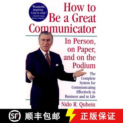 【3-4周达】How To Be A Great Communicator: In Person, On Paper, And On The Podium [Wiley经管] [9780471163145]