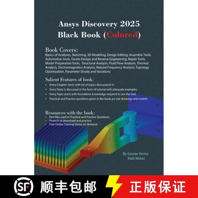预订 Ansys Discovery 2025 Black Book: (Colored) [9781774591697]