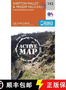 【3-4周达】Shepton Mallet and Mendip Hills East [9780319470145]