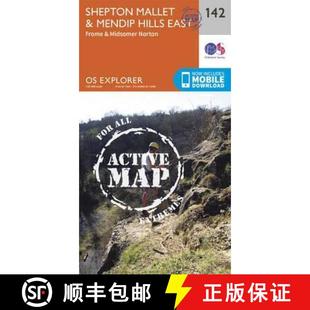 Shepton Mallet East 9780319470145 Hills 3周达 Mendip and