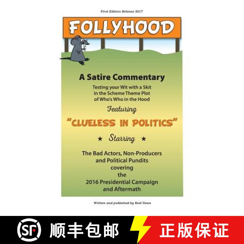 【3-4周达】Follyhood: A Satire Commentary [9780999070703]