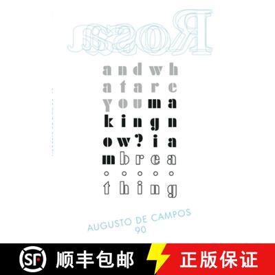 【3-4周达】Rosa - Augusto de Campos 90 [9788577158133]