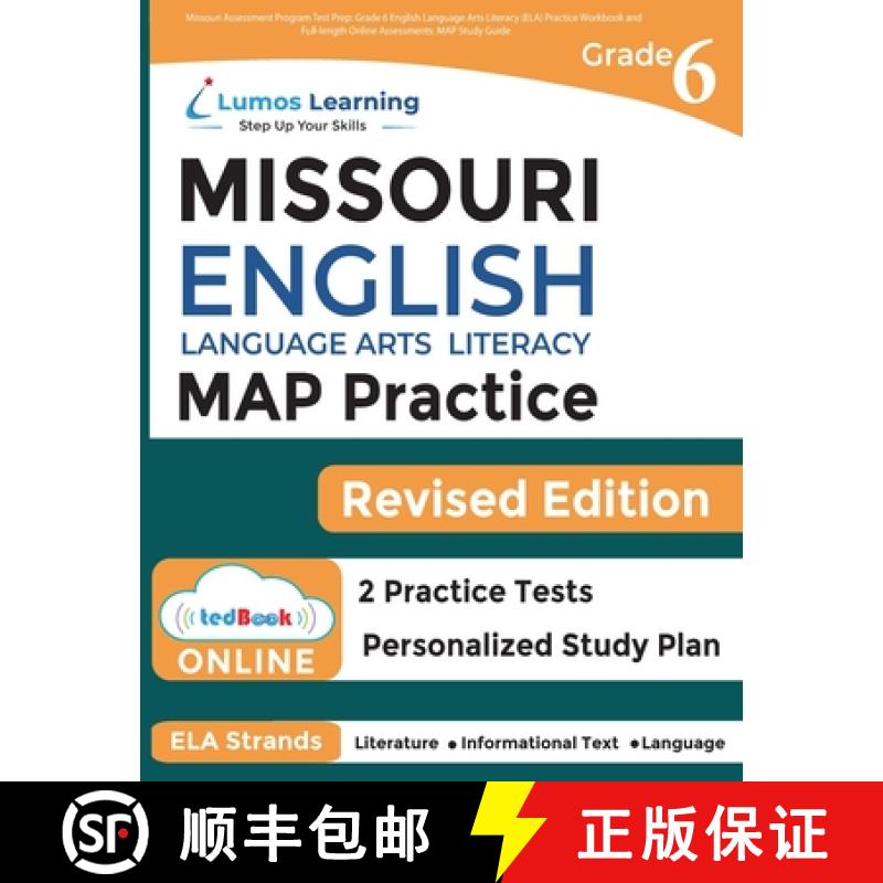 【3-4周达】Missouri Assessment Program Test Prep: Grade 6 English Language Arts Literacy (ELA) Practi... [9781959697183]