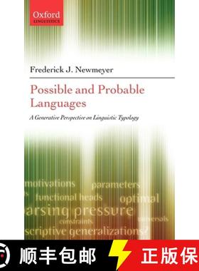 【3-4周达】Possible and Probable Languages: A Generative Perspective on Linguistic Typology [9780199274338]