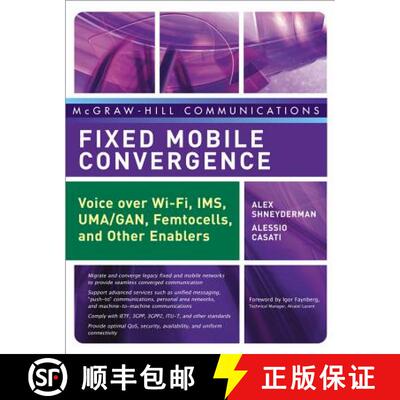 【3-4周达】精装 Fixed Mobile Convergence: Voice Over Wi-Fi, Ims, Uma and Other Fmc Enablers [9780071486064]