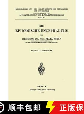 【3-4周达】Die Epidemische Encephalitis [9783662349441]