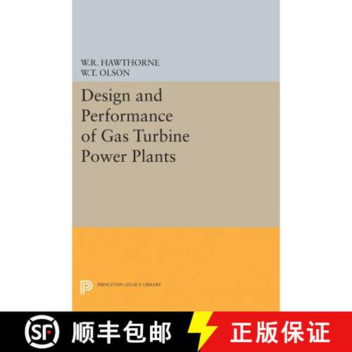 【3-4周达】Design and Performance of Gas Turbine Power Plants [9780691626154]