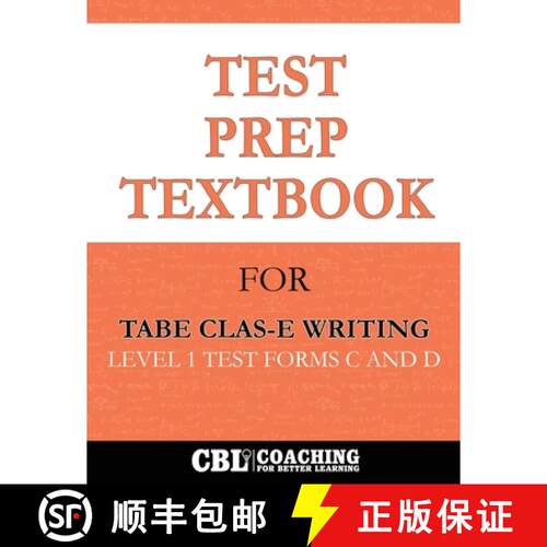 【3-4周达】Test Prep Textbook for TABE CLAS-E Writing  Level 1 Test -Forms C and D [9798348496111]
