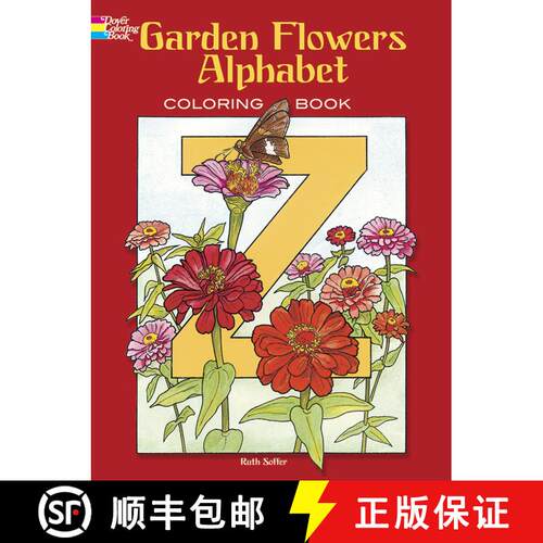 预订 Garden Flowers Alphabet Colouring Book [9780486435954]