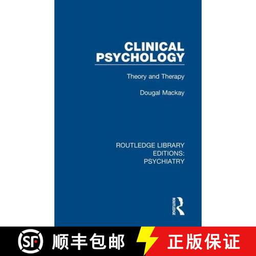 【3-4周达】Clinical Psychology : Theory and Therapy [9780367000752]
