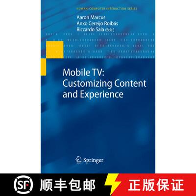 【3-4周达】Mobile TV: Customizing Content and Experience [9781848827004]