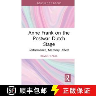 Anne 9781032034294 Affect Dutch 4周达 Stage Frank Memory the Performance Postwar