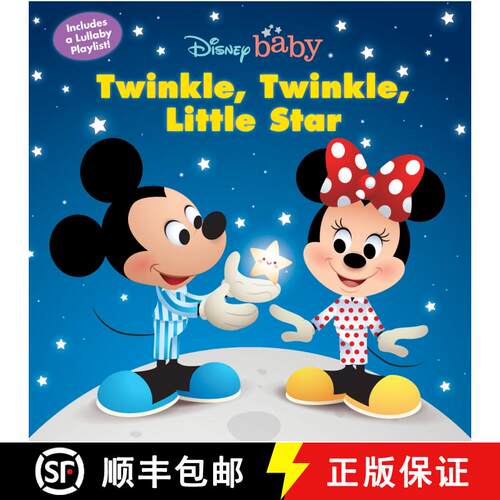 【3-4周达】Disney Baby: Twinkle, Twinkle, Little Star [9781368089340]