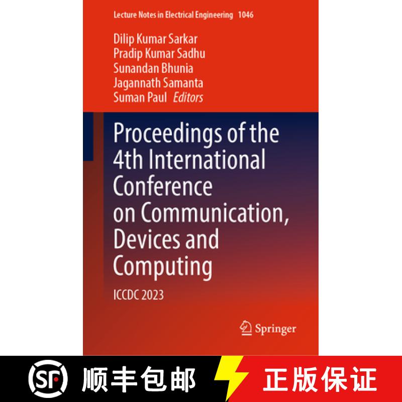 【3-4周达】Proceedings of the 4th International Conference on Communication, Devices and Computing: I... [9789819927098]