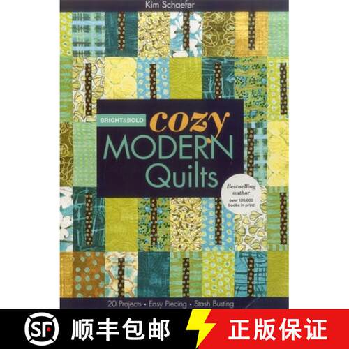 【3-4周达】Bright & Bold Cozy Modern Quilts-Print-on-Demand-Edition: 20 Projects - Easy Piecing - Sta... [9781607054412]