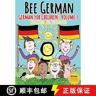 【3-4周达】German for Children: Volume 1: Entertaining and constructive worksheets, games, word searc... [9781916431300]