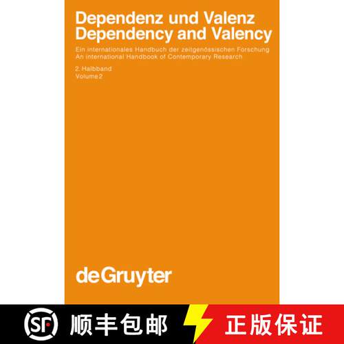 【3-4周达】精装 Dependenz und Valenz / Dependency and Valency. 2. Halbband [9783110171525]