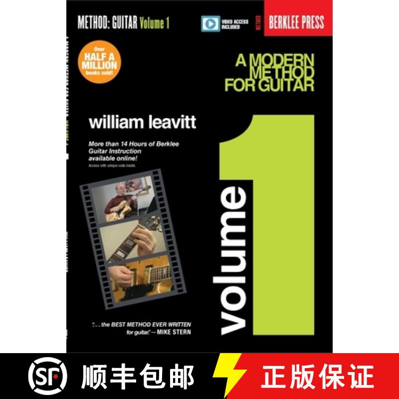 【4周达】A Modern Method for Guitar - Volume 1: Book with More Than 14 Hours of Berklee Video Guitar ... [9781495002335]