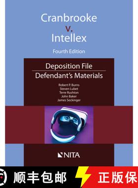 预订 Cranbrooke v. Intellex: Defendant's Materials [9781601569080]