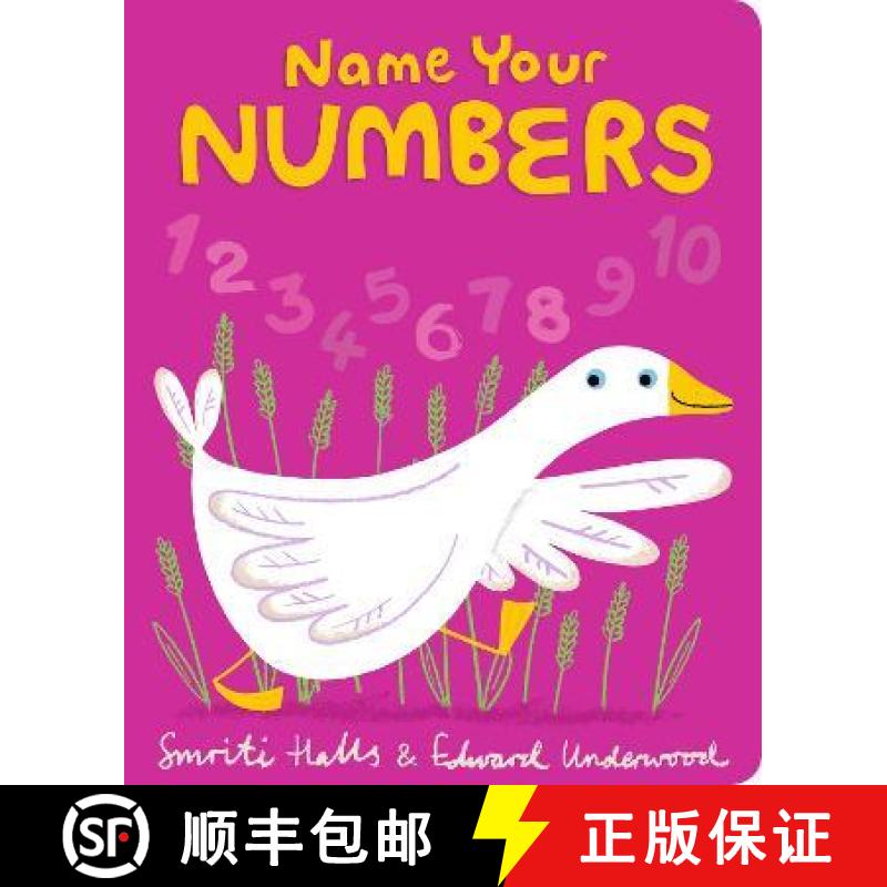 【3-4周达】Name Your Numbers: The ideal first board book of numbers for little ones learning to count [9781406387827]