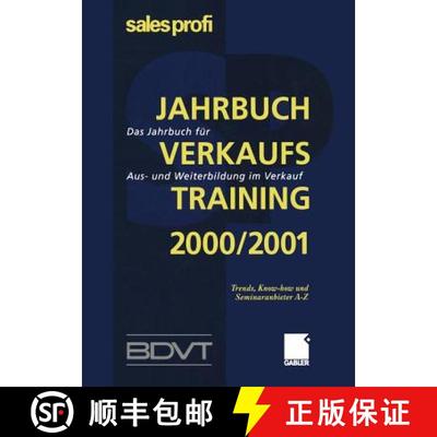 【3-4周达】Jahrbuch Verkaufstraining 2000/2001: Das Jahrbuch für Aus- und Weiterbildung im Verkauf [9783409194211]