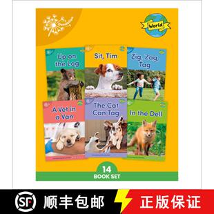 【3-4周达】Phonic Books Dandelion World Stages 1-7 (Alphabet Code): Decodable Books for Beginner Read... [9780744095609]