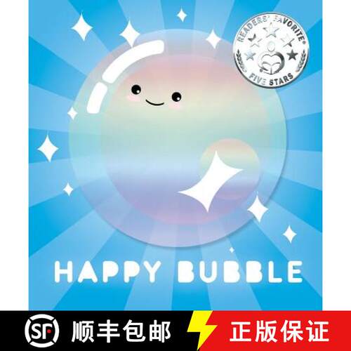 【3-4周达】精装 Happy Bubble: Bed Time Stories Rhyming Picture Book [9780692801857]